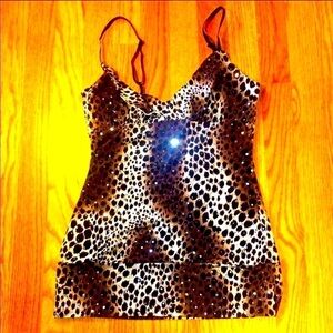 Tally Weijl High End Switzerland Designer Leopard Camisole | One of a Kind​